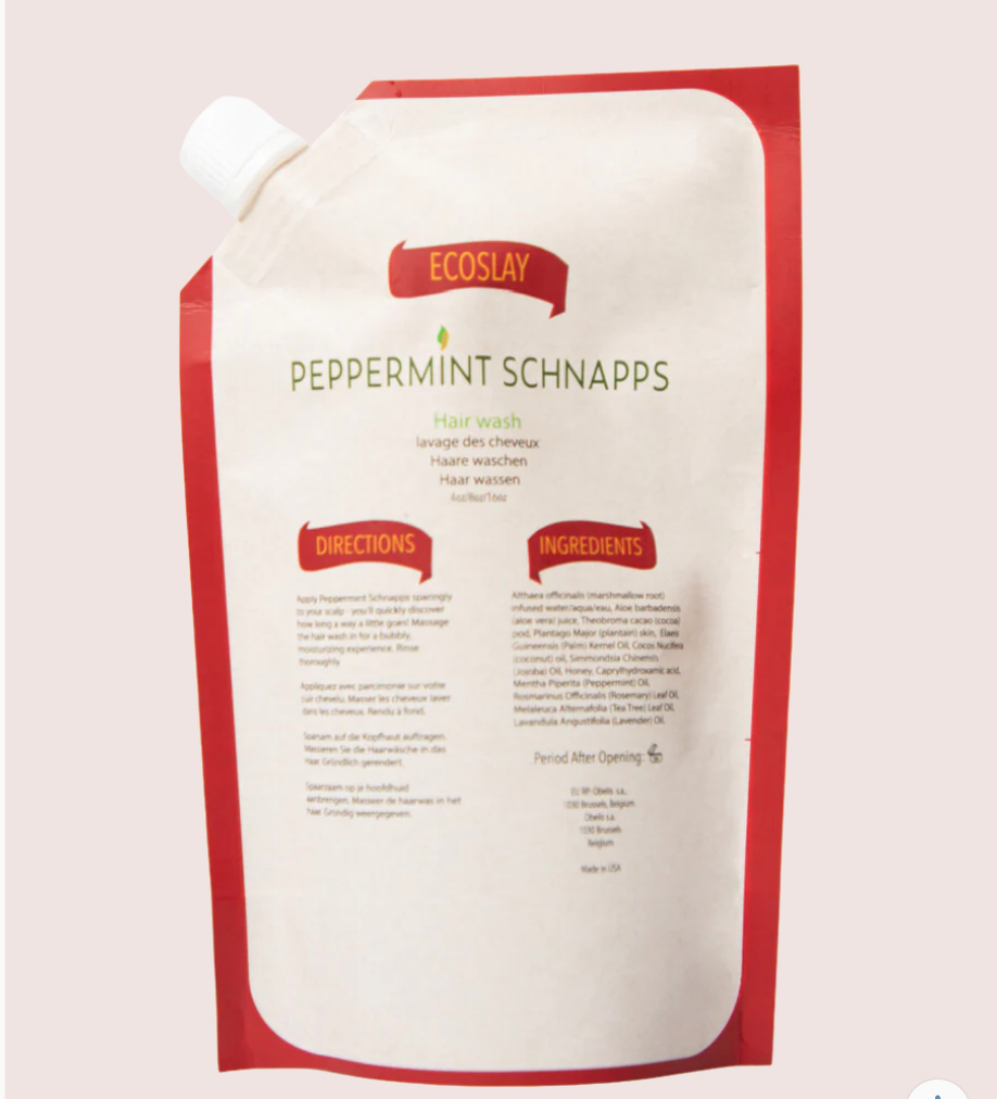 Peppermint Schnapps Hair Wash Pouch
